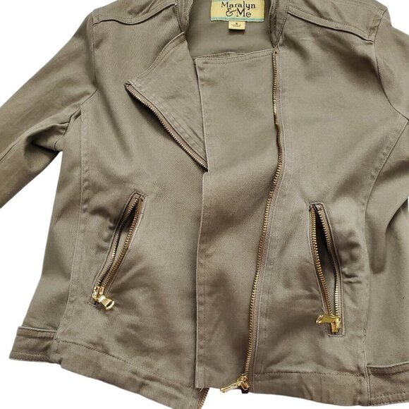 Maralyn & Me Jacket with Zippers Size S - Picture 4 of 11